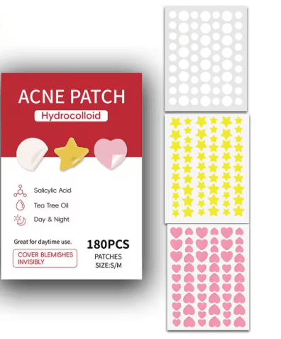 360Pcs(5 sheets) Colorful Invisible Hydrocolloid Acne Patches – Spot Treatment Stickers for Pimple Removal, Scar Care & Makeup Concealment - Image 3